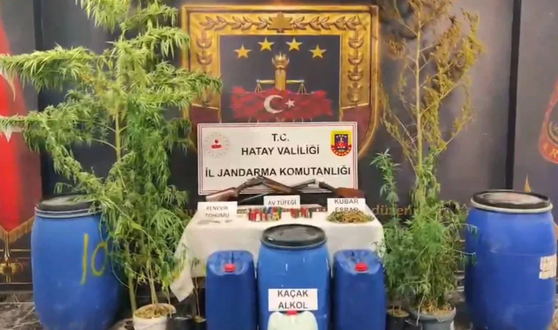 Hatay’da uyuşturucu, kaçak içki ve ruhsatsız silah operasyonu HATAY – BHA Hatay Valiliğinden konuya ilişkin yapılan açıklamada, Hatay