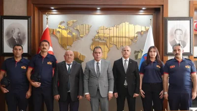 KARS – BHA Kars Belediyesi itfaiye personeli, İtfaiye Haftası dolayısıyla