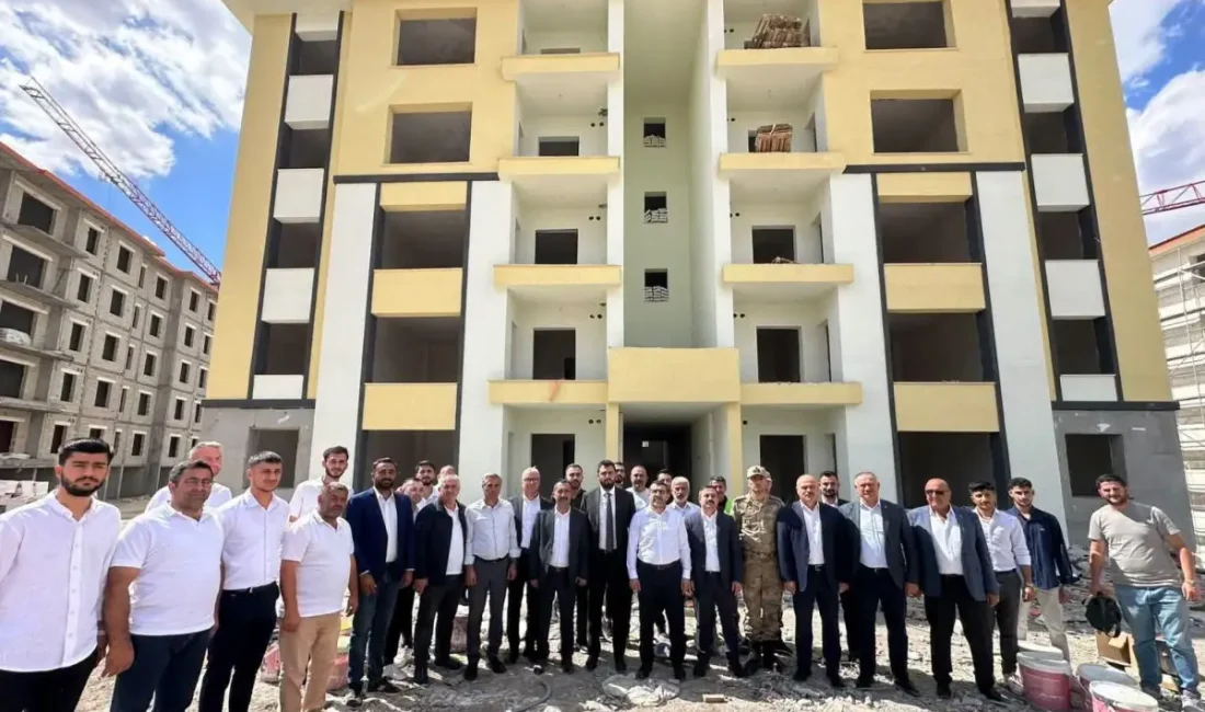 Kağızman TOKİ’de çalışmalar aralıksız sürüyor KARS – BHA AK Parti Kars Milletvekili Adem Çalkın, AK