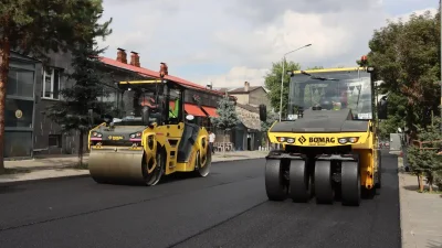 KARS – BHA  Kars Belediyesi ekipleri, kent genelindeki yol