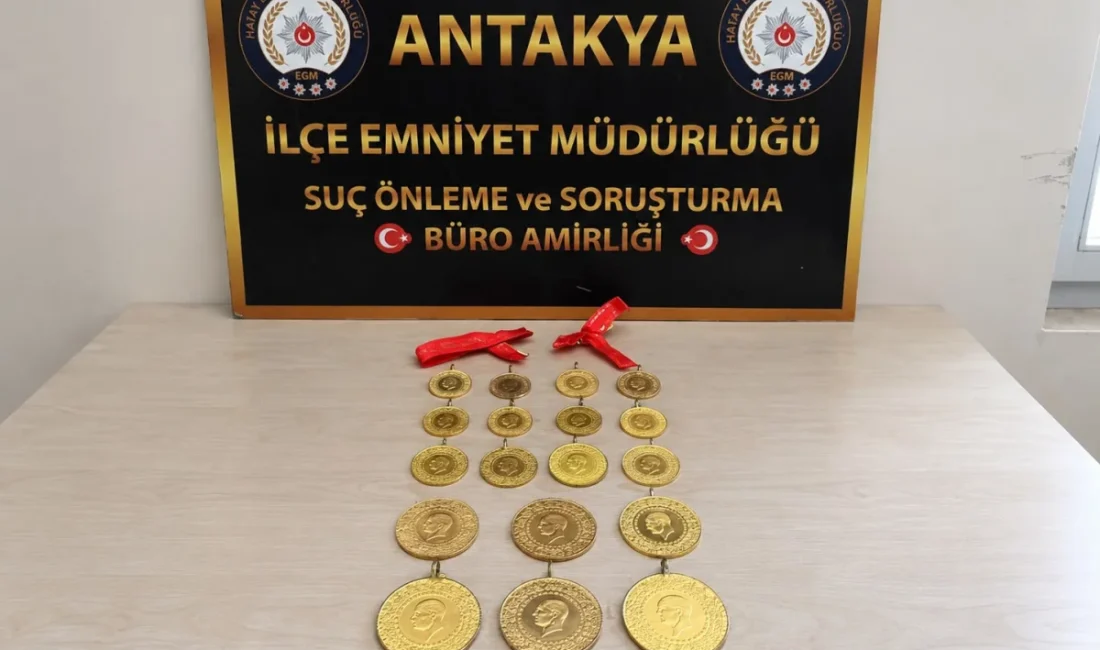 Antakya’da kaybolan 18 adet altın sahibine teslim edildi Hüseyin ZORKUN / HATAY – BHA Hatay Emniyet Müdürlüğü ekipleri,