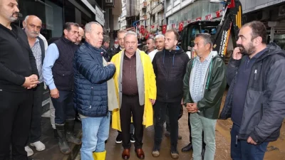 RİZE – BHA Rize’nin Pazar ilçesinde dün gece etkili olan