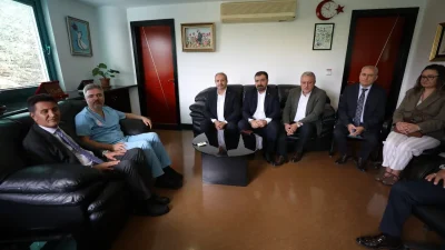 ANKARA – BHA  Ziyarette Doğan’a, Genel Başkan Yardımcıları Sinan Kuluöztürk,