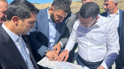 KARS – BHA Çalışmalar kapsamında Hamamlı Köy Yolu’nda 3,5 kilometrelik