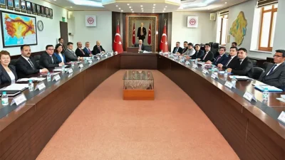 ISPARTA – BHA  Isparta Valisi Abdullah Erin başkanlığında, Sosyal Yardımlaşma