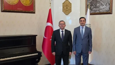 KARS – BHA  Gerçekleştirilen ziyarette Vali Ziya Polat, Başkonsolos Goşgar