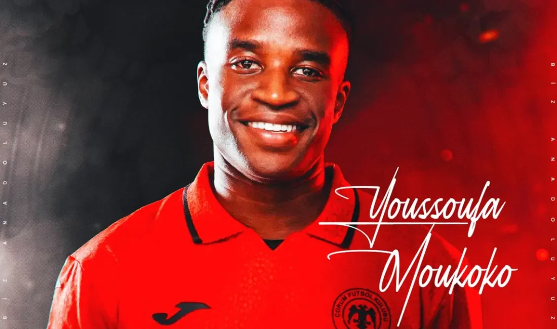 Youssoufa Moukoko resmen Çorum FK’da! ELVAN ŞİMŞEK / ÇORUM – BHA ARCA Çorum FK, transfer