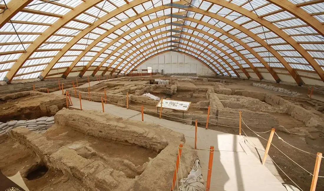 KONYA – BHA Konya’nın Çumra ilçesindeki Çatalhöyük, insanlığın avcılık ve