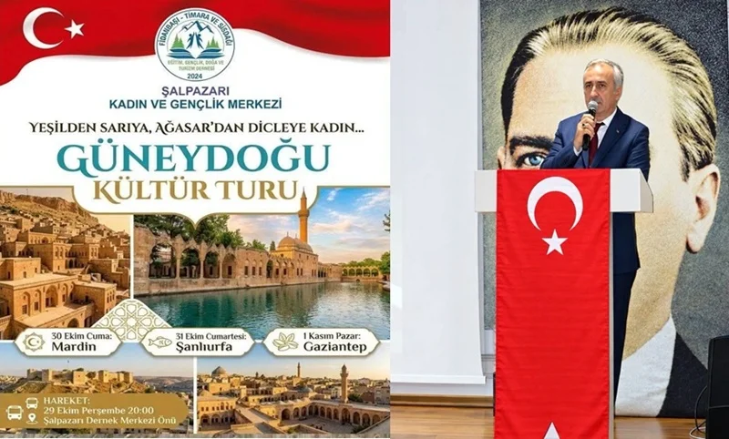 Trabzon’dan Güneydoğu’ya kültür yolculuğu Mustafa ÖZCAN – BHA Trabzon’un Şalpazarı ilçesinde faaliyetlerini sürdüren Fidanbaşı-Tımara ve