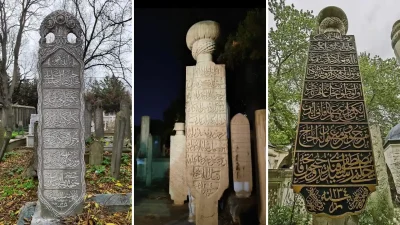 ANKARA – BHA Türk-İslam medeniyetinin tarihî izlerini taşıyan mezar taşları