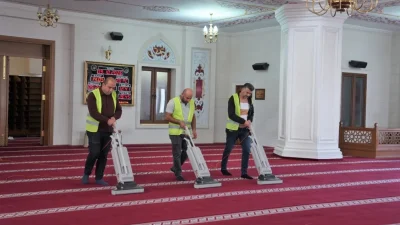ANKARA – BHA Keçiören Belediyesi Temizlik İşleri Müdürlüğü ekipleri, ilçe