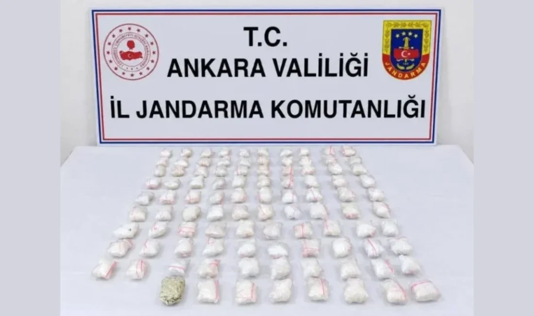 ANKARA – BHA  Ankara genelinde jandarma ekiplerince uyuşturucu madde ticareti,