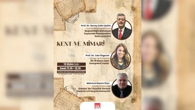 ANKARA – BHA  Sempozyumun “Kent ve Mimari” başlıklı oturumunda, Ankara