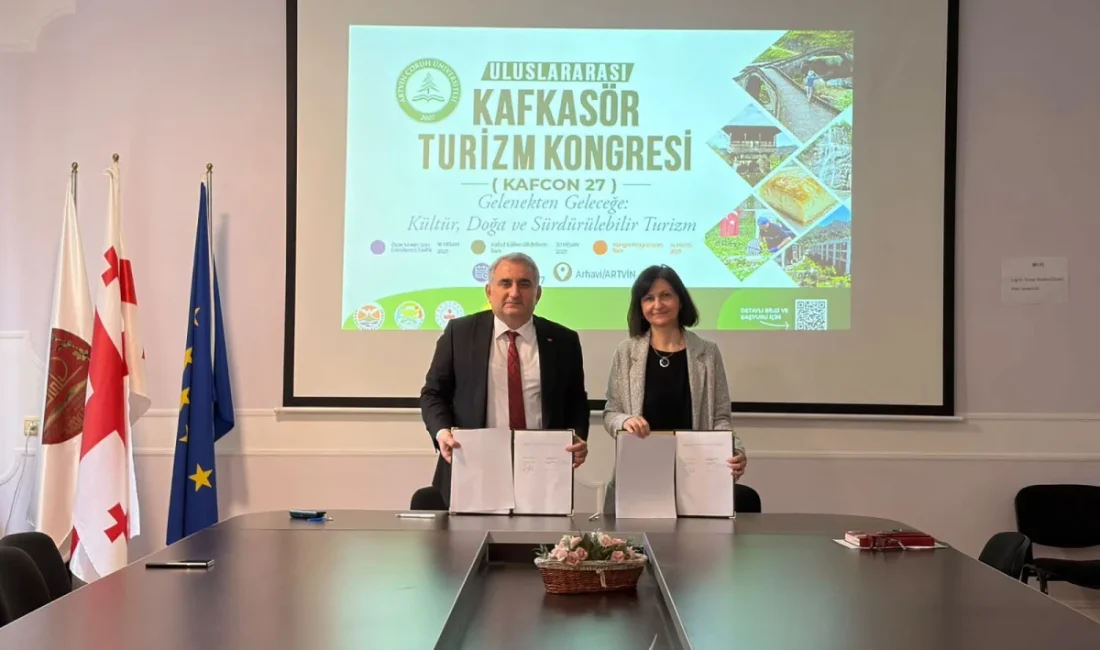Artvin Çoruh Üniversitesi ile Gürcistan Telavi Devlet Üniversitesi arasında akademik iş birliği Bayram SARAYOĞLU – BHA 27 Ekim 2026 tarihinde Telavi Devlet
