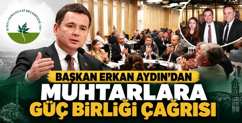 BURSA – BHA  Osmangazi Belediyesi, mahallelerin ihtiyaçlarının belirlenmesi, vatandaşların taleplerinin