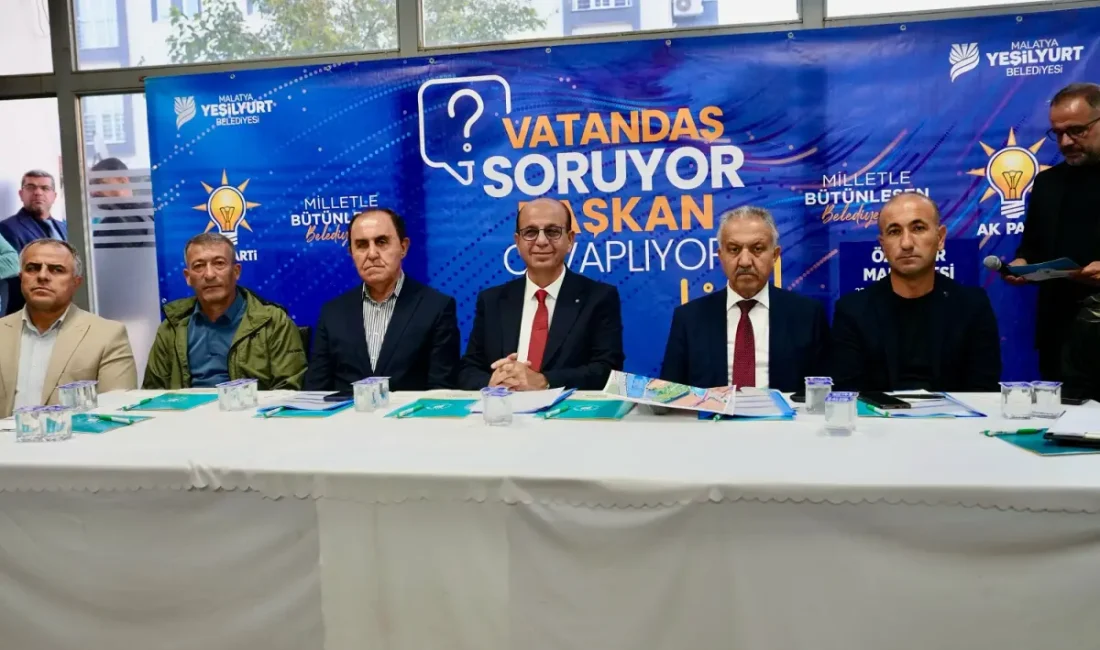 MALATYA – BHA Yeşilyurt Belediyesi tarafından vatandaşların talep ve sorunlarını