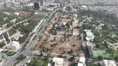 ŞANLIURFA – BHA Şanlıurfa Büyükşehir Belediyesi, kent merkezindeki yeşil alanları