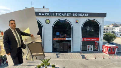 AYDIN – BHA Nazilli Ticaret Borsası’nda gerçekleştirilen seçimlerde mevcut Başkan