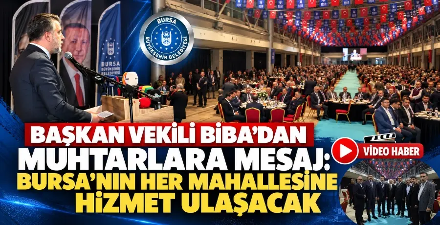 BURSA.- BHA Bursa Büyükşehir Belediyesi, 19 Ekim Muhtarlar Günü dolayısıyla