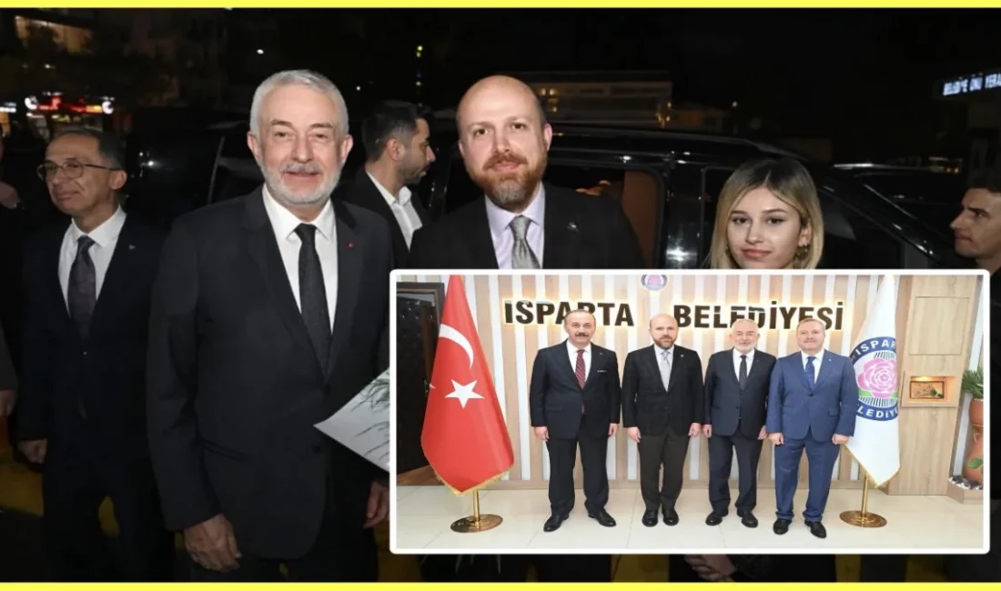 Bilal Erdoğan’dan Isparta belediyesi’ne ziyaret ISPARTA – BHA Dünya Etnospor Birliği Başkanı Necmettin Bilal Erdoğan,