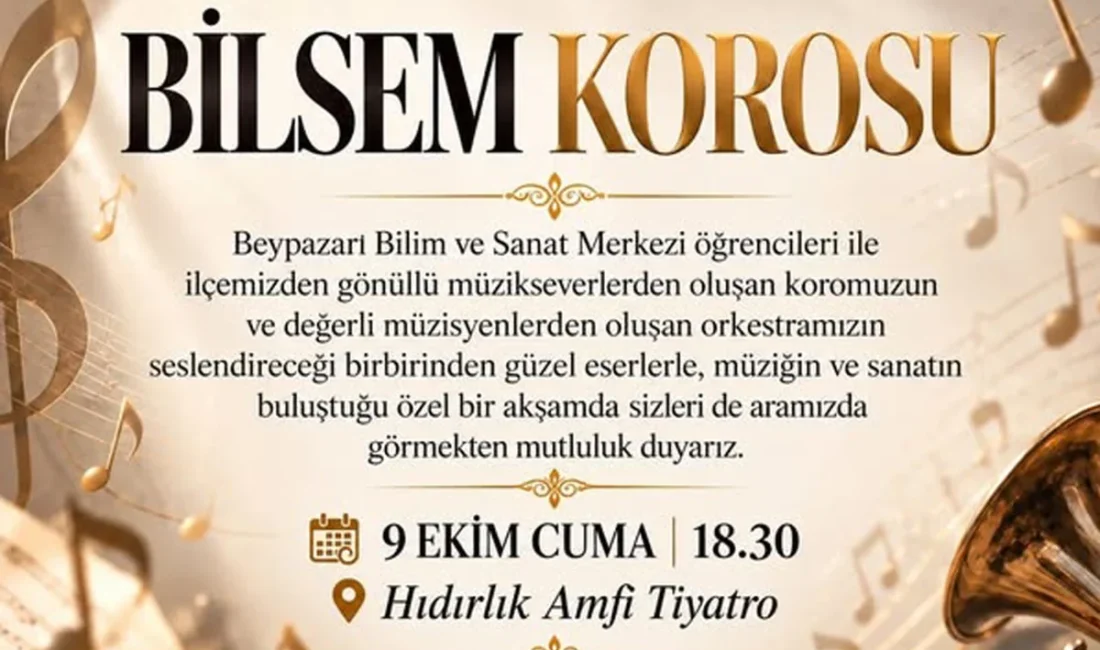 Beypazarı Bilim ve Sanat Merkezi’nden Türk Halk Müziği konseri Yaşar TONBAK / BHA
Beypazarı Bilim ve Sanat Merkezi