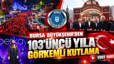 BURSA – BHA  Bursa Büyükşehir Belediyesi, 29 Ekim Cumhuriyet Bayramı’nın