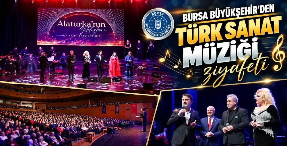 Bursa Büyükşehir’den Türk Sanat Müziği ziyafeti BURSA – BHA Bursa Büyükşehir Belediyesi Kültür, Sanat ve Sosyal