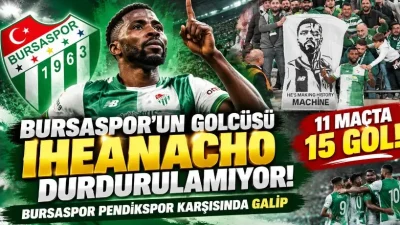 BURSA – BHA Trendyol 1. Lig’in 11. haftasında Bursaspor, sahasında