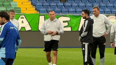 RİZE – BHA Çaykur Rizespor Teknik Direktörü Recep Uçar, Çaykur