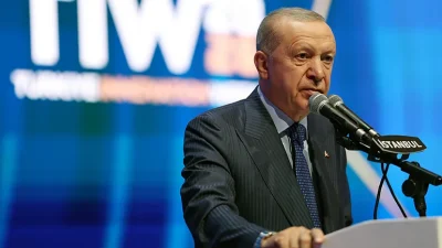 İSTANBUL – BHA Cumhurbaşkanı Recep Tayyip Erdoğan, Haliç Kongre Merkezi’nde