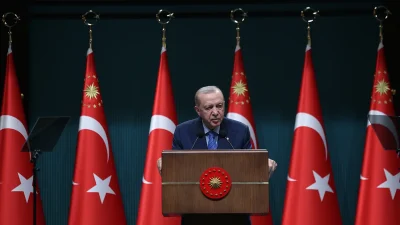 ANKARA – BHA Cumhurbaşkanı Recep Tayyip Erdoğan, Cumhurbaşkanlığı Külliyesi’nde gerçekleştirilen