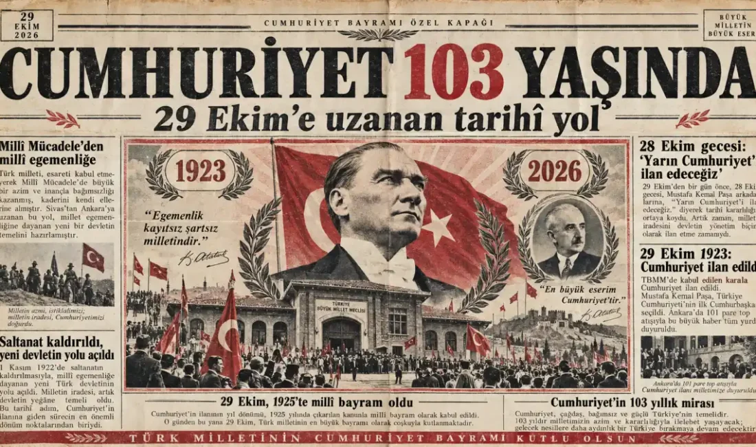 29 Ekim’e uzanan tarihî yol ANKARA – BHA Türk milletinin bağımsızlık mücadelesinin ardından 29 Ekim