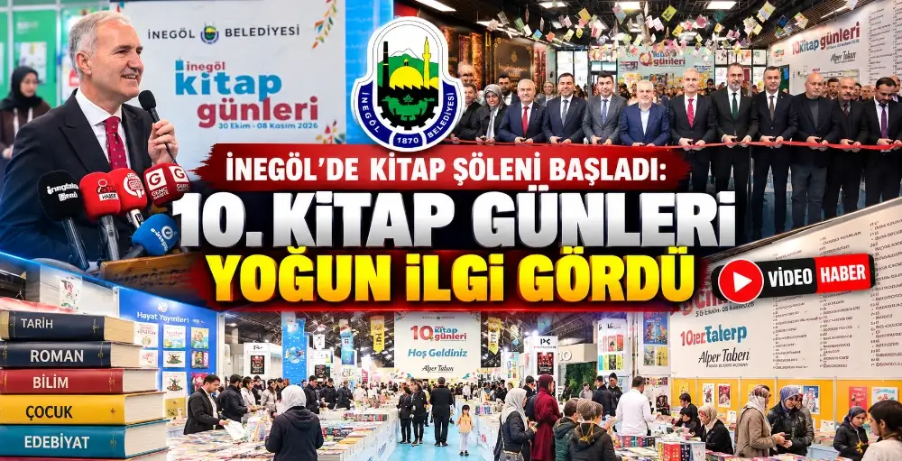 10. Kitap Günleri yoğun ilgi gördü BURSA – BHA İnegöl, bir kez daha kitapların aydınlatan dünyasına