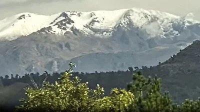 ISPARTA – BHA Isparta Davraz Zirvesi’nde etkili olan kar yağışı, bölgeyi