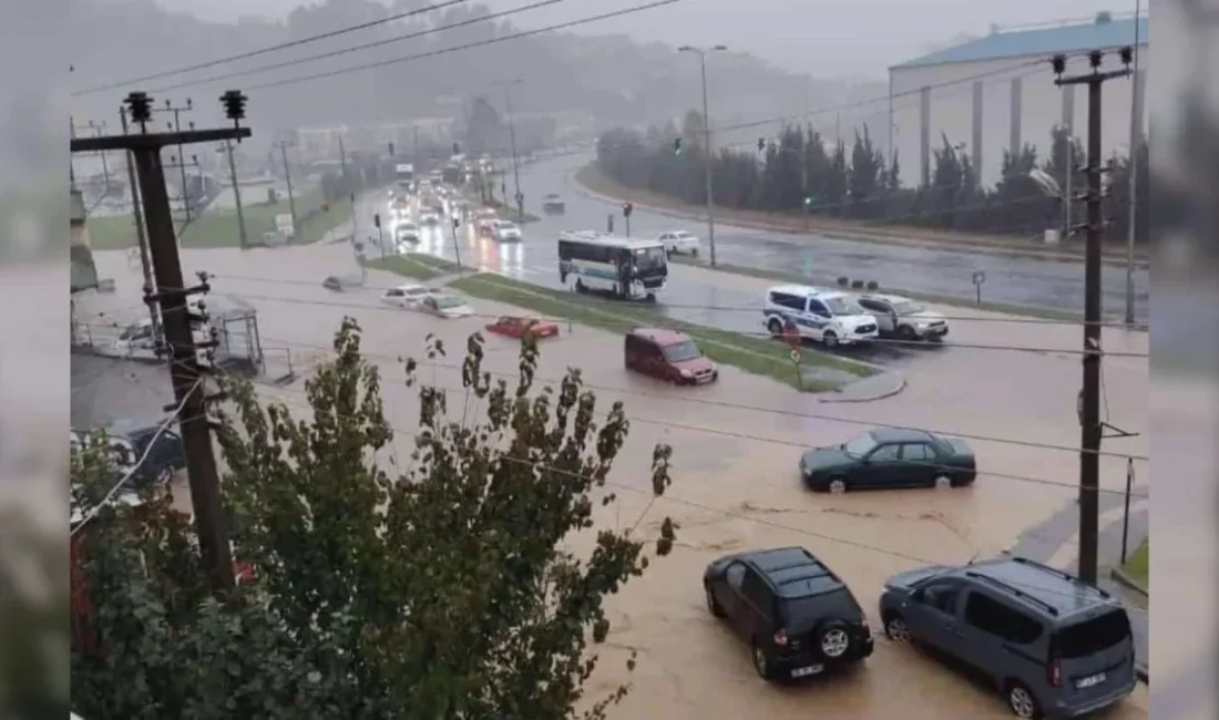 ZONGULDAK – BHA İlçede etkisini artıran sağanak, günlük yaşamda aksamalara