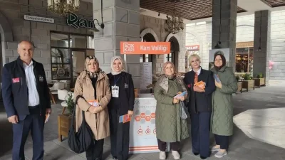 KARS – BHA Etkinlikte vatandaşlara başvuru süreçleri anlatılırken, iletilen talep