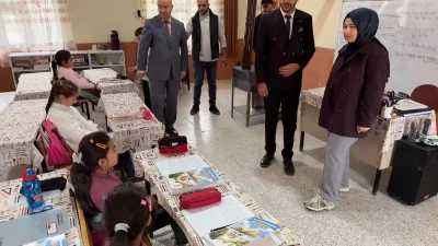 Servet Arslan – BHA Gerçekleştirilen ziyarette okul idarecileri ve öğretmenlerle