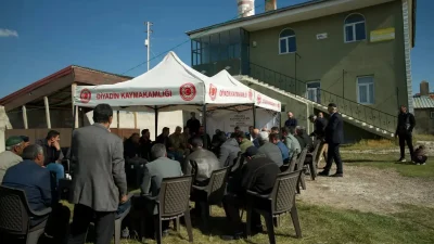 Servet Arslan / AĞRI – BHA Diyadin Kaymakamı Furkan KORKUSUZ,