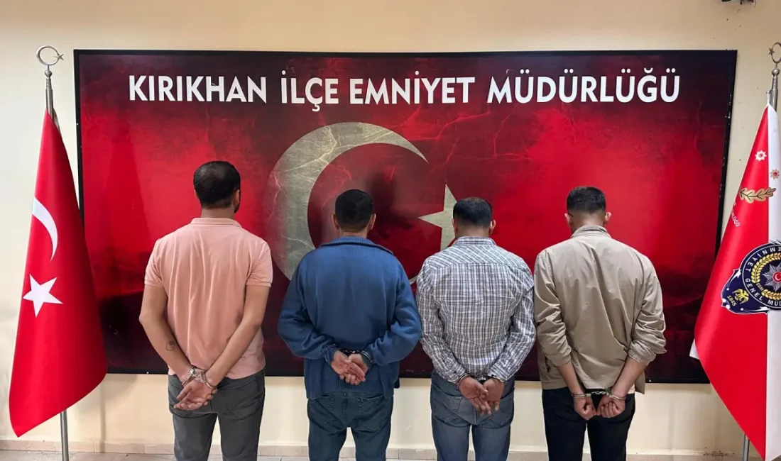 Hatay’ın Kırıkhan ilçesinde bir iş yerinin kurşunlanmasıyla ilgili düzenlenen operasyonda