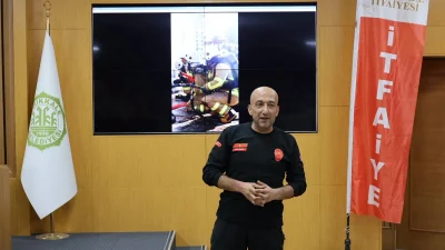 KIRIKALE – BHA  Kırıkkale Belediyesi İtfaiye Müdürlüğü tarafından sağlık çalışanlarına