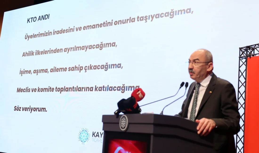 Kayseri Ticaret Odası’nda yeni dönemin ilk meclis toplantısı meclis ve