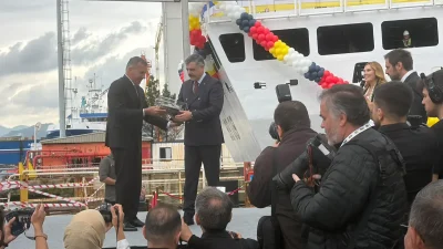 Bakan Çiftçi, geminin DESAN Tersanesinde Türk mühendisliğinin, üretim kabiliyetinin ve