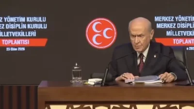 Yalçın ÇELİK-ANKARA Milliyetçi Hareket Partisi (MHP) Genel Başkanı Devlet Bahçeli,