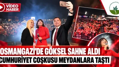 BURSA – BHA  Osmangazi Belediyesi, Cumhuriyet’in ilanının 103’üncü yıl dönümünü
