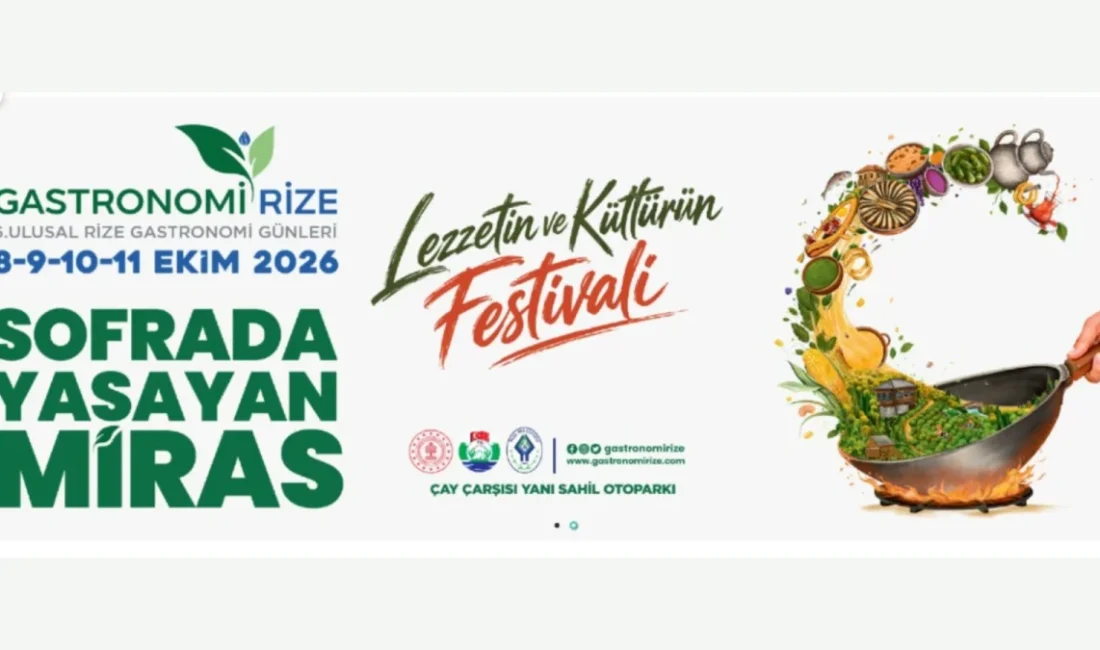 RİZE – BHA  Dört gün, tek bir hikâye, Rize, gastronomiyi