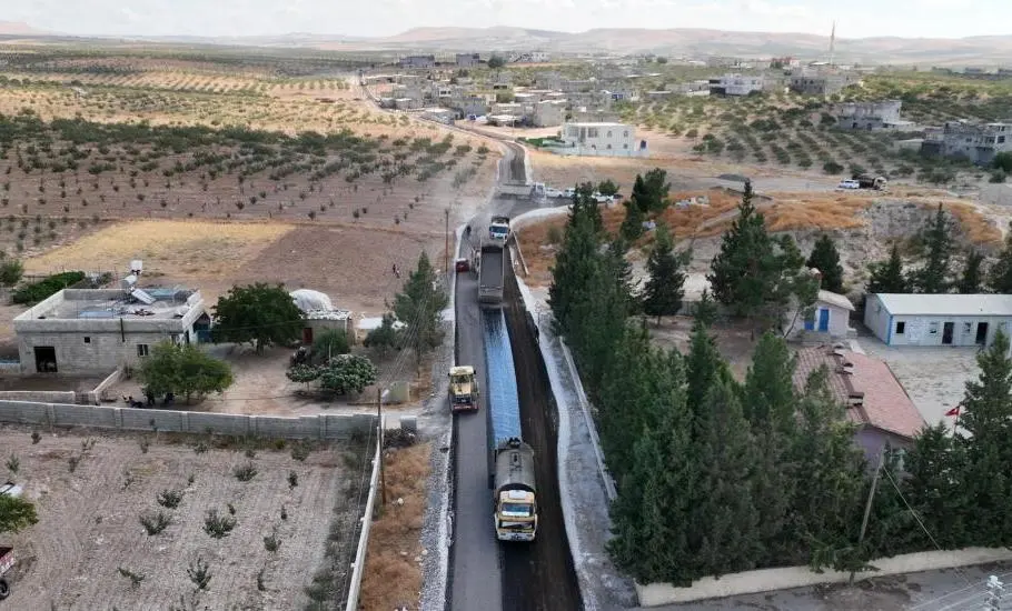 ŞANLIURFA – BHA Şanlıurfa Büyükşehir Belediyesi, kırsal mahallelerin ulaşım altyapısını