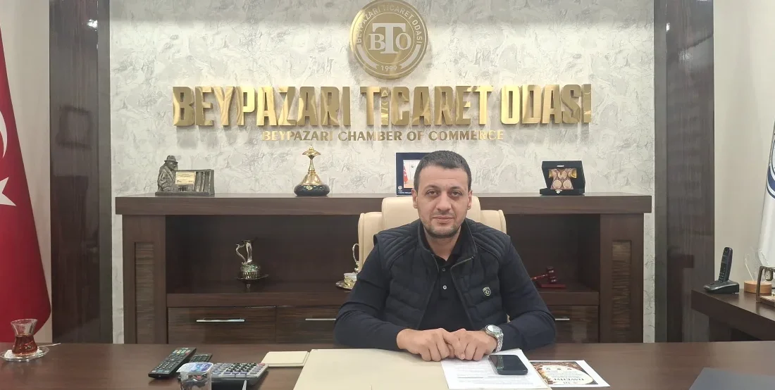 YAŞAR TONBAK/ANKARA/BHA Beypazarı Ticaret Odası Başkanı İrfan Çelik, Ticaret Odası