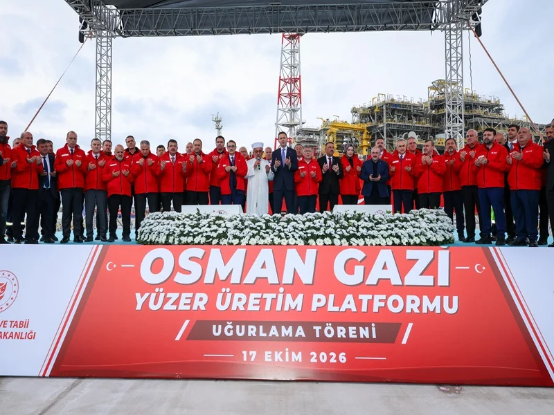 Türkiye’nin ilk yüzer üretim platformu Osman Gazi, Sakarya Gaz Sahası’na uğurlandı ZONGULDAK – BHA Türkiye’nin enerji alanındaki çalışmalarında yeni bir aşamayı