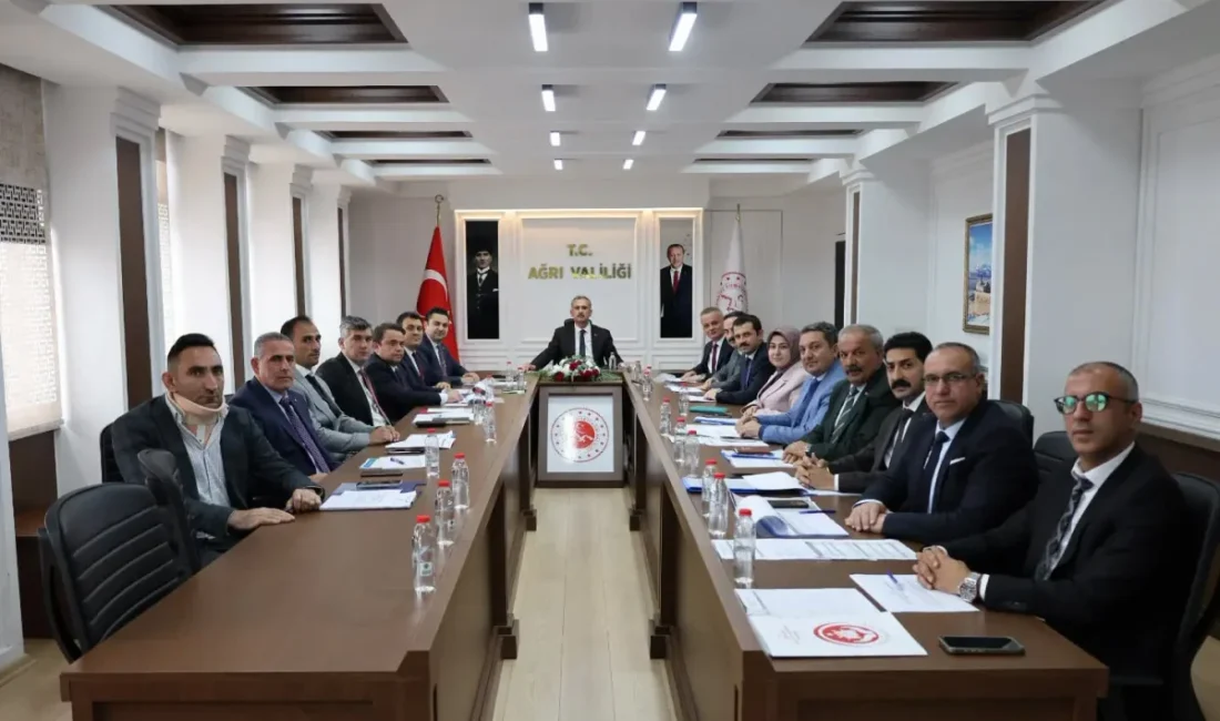 Servet Arslan – BHA Ağrı Valisi Dr. Önder Bozkurt başkanlığında,