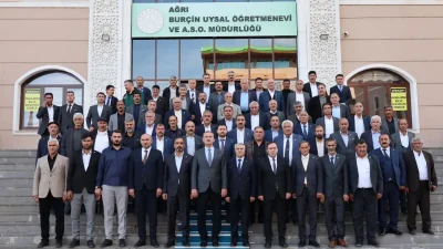 Servet ARSLAN – BHA Kabulün ardından Ağrı Muhtarlar Derneğini ziyaret eden